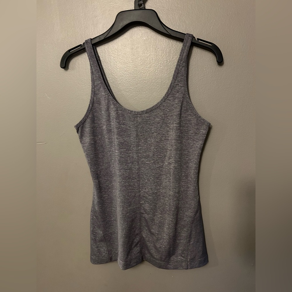Lululemon Shirt - gray heather “Back at it Tank” - Picture 3 of 8